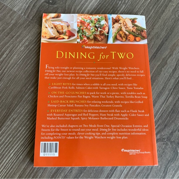 Weight Watchers Dinning for Two Cookbook - Picture 2 of 5